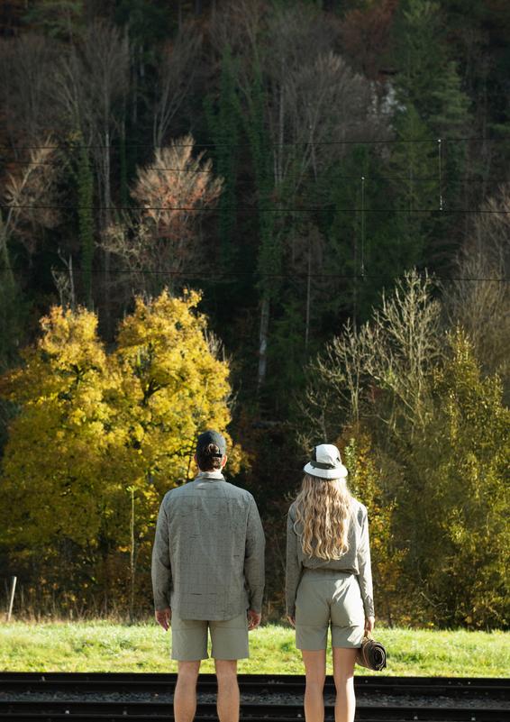 SS26 Shifting Elements CLP Portrait Shopable 1 unisex hiking outfit