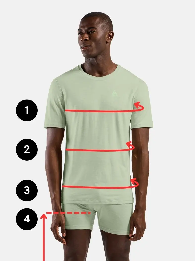 Half width tout Size guide 