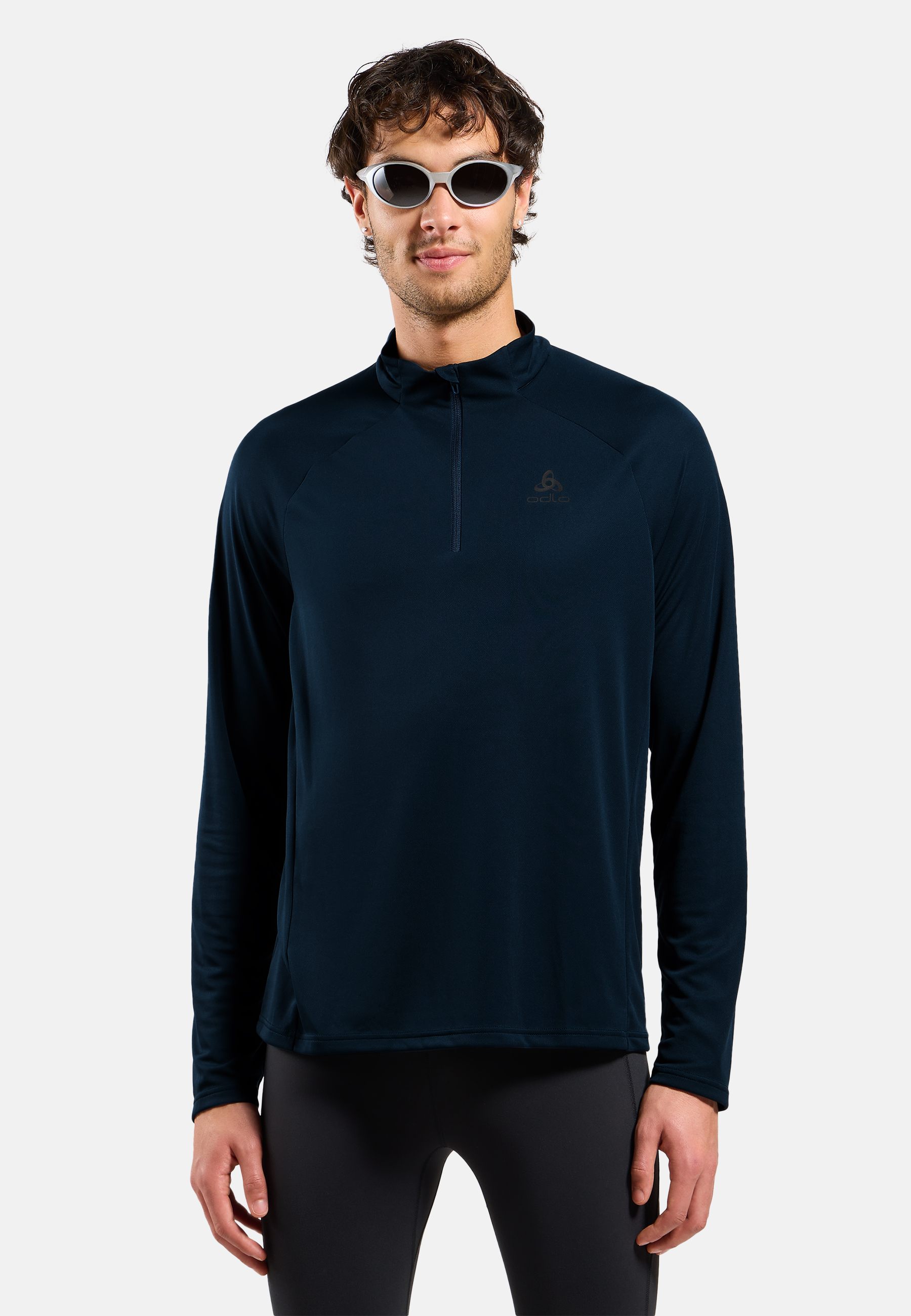 SS26 Content Card List Grid Mid Layer Guide - Running 1/2 Zip men black