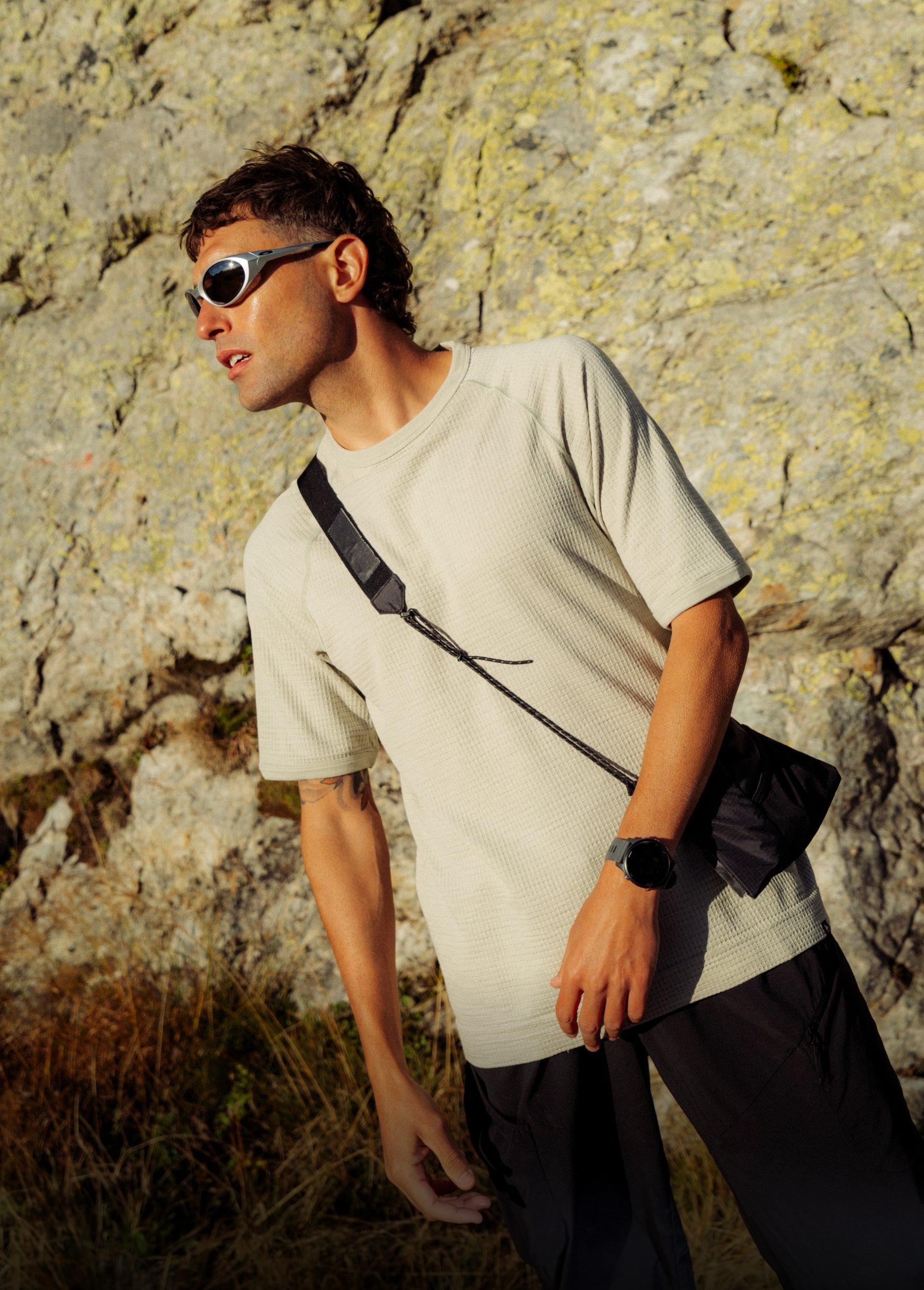 SS26 image The Cubic Merino short-sleeve crew neck t-shirt cross-sell men