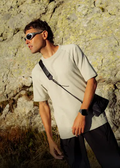 SS26 image The Cubic Merino short-sleeve crew neck t-shirt cross-sell men