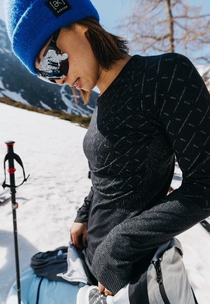 Slokar Performance Wool Warm Base Layer Langarmshirt women - D