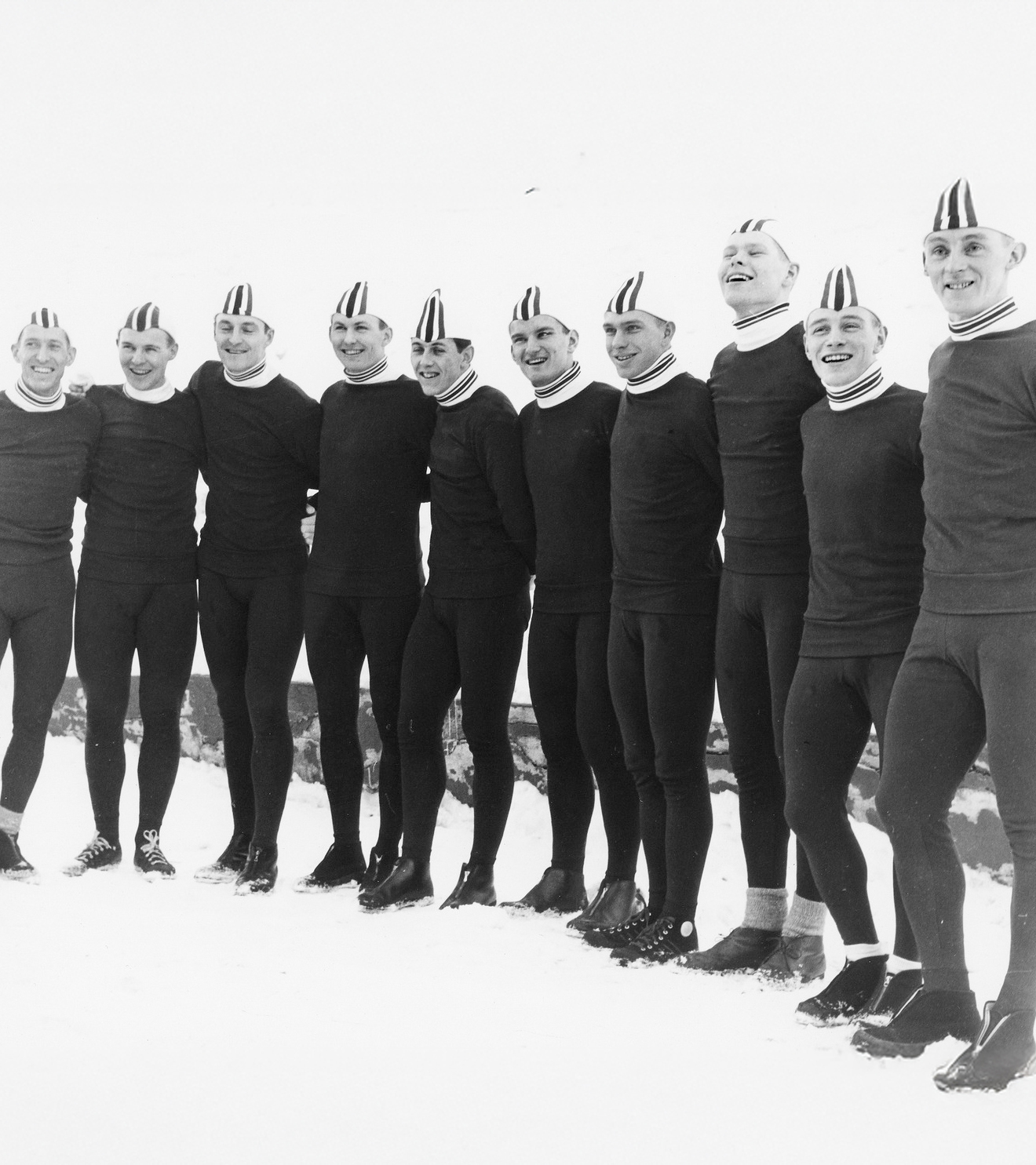 SS26 half width tout grid 80 Years Strong blog - Born in Norway black and white visual sports underwear