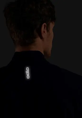 reflective details on jacket