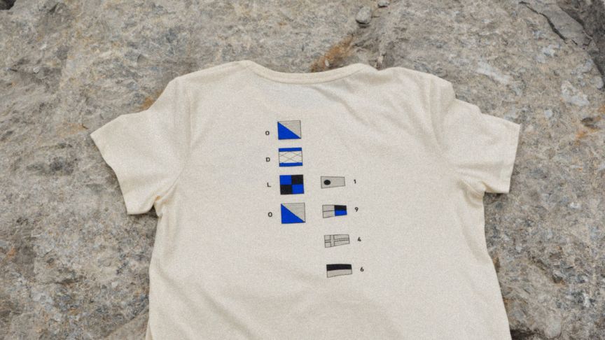 shoppable nautical flags T-shirt D