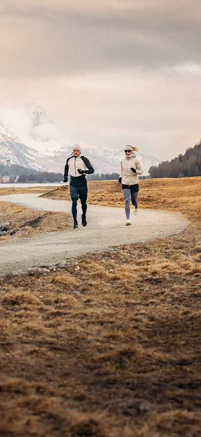 winter running outfit