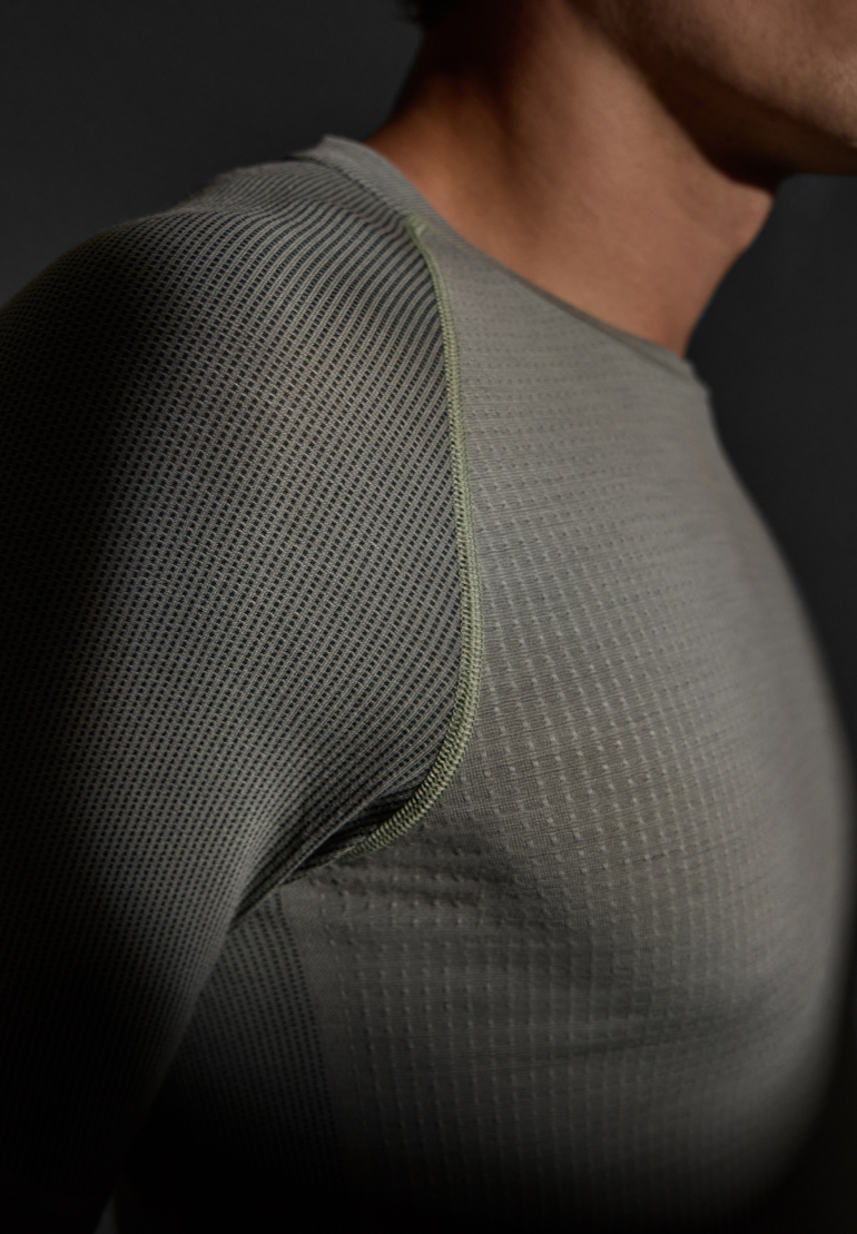 FW25 Wool CLP Teaser PW base layer close up image men