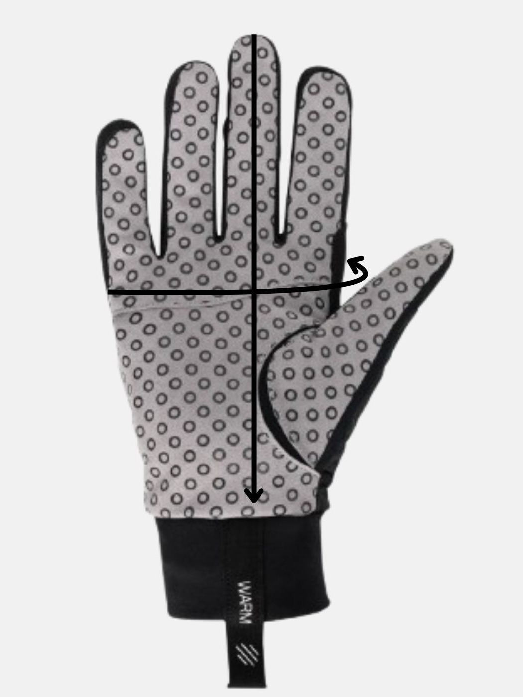 Size guide - size chart adult gloves