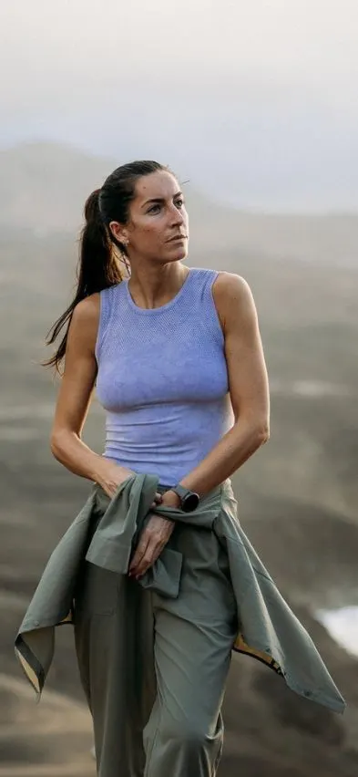 The Performance Light rain-dye sleeveless base layer women