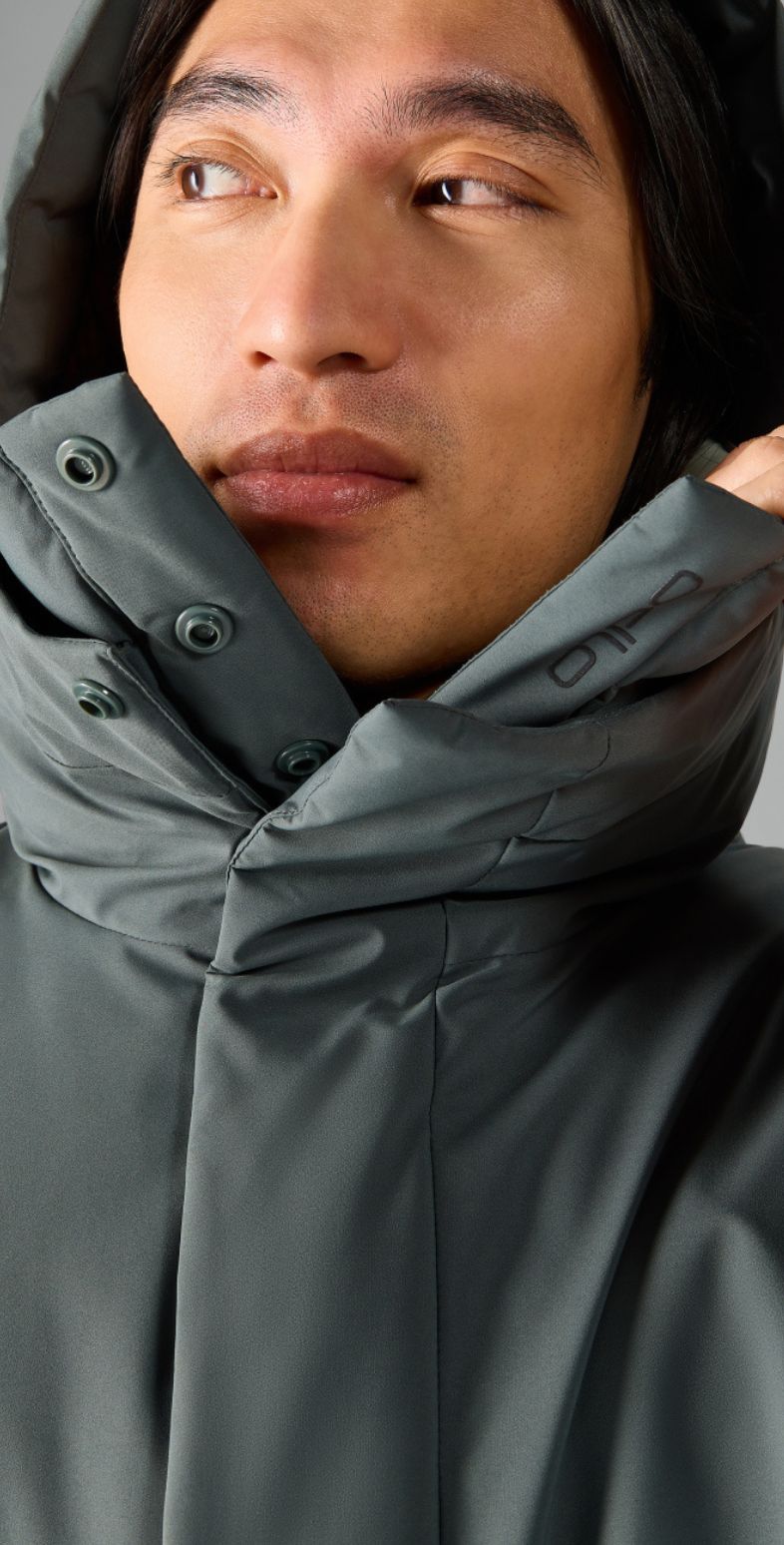 FW25 Jackets filled with traceable, recycled down