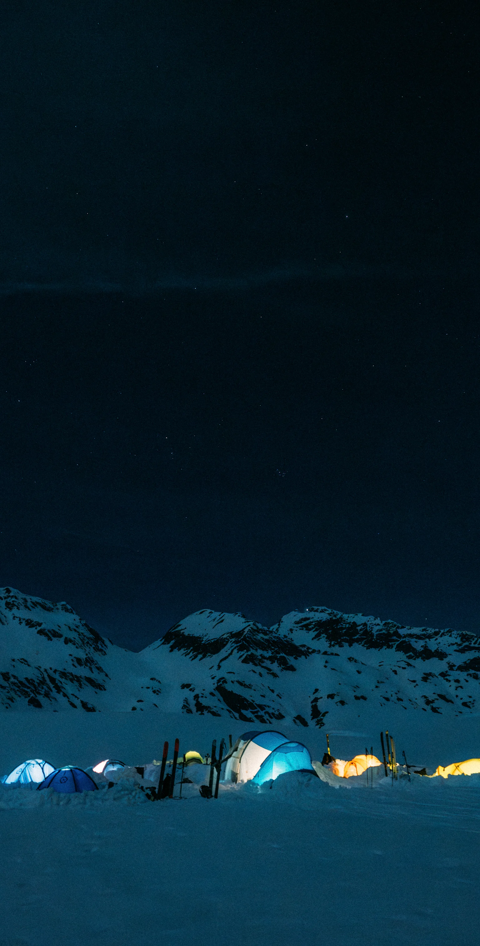 FW25 Explore landing page hero ski & snow base camp image