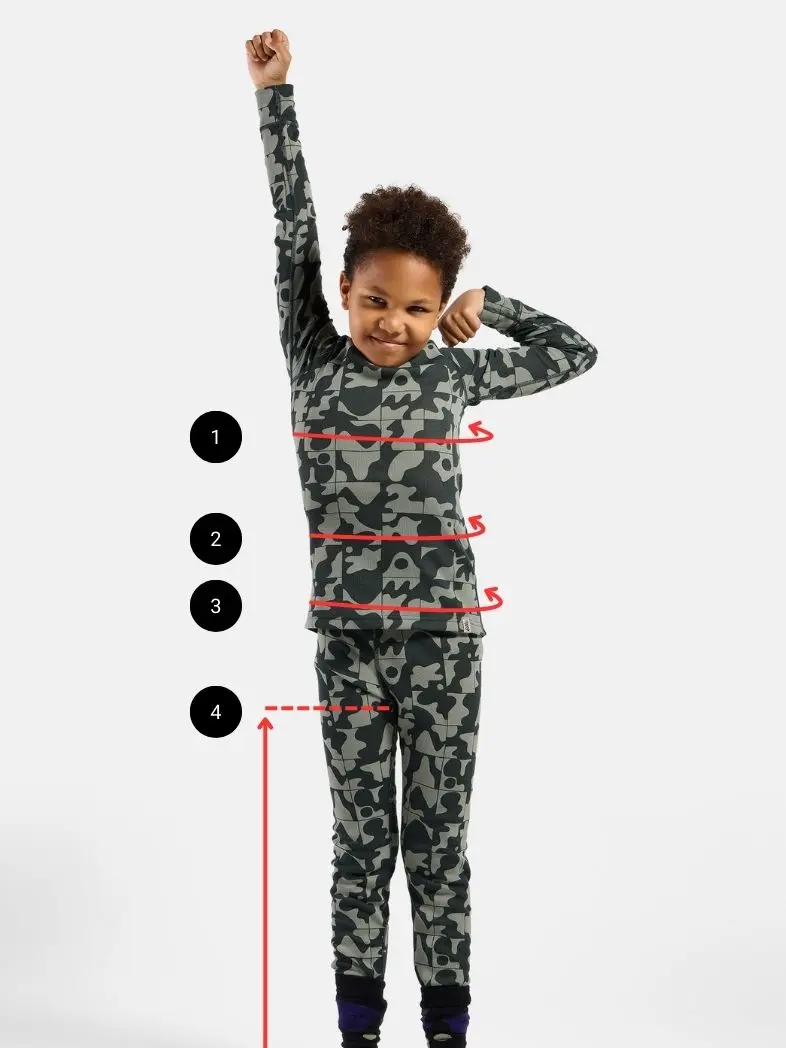 Half width tout How to measure Kids