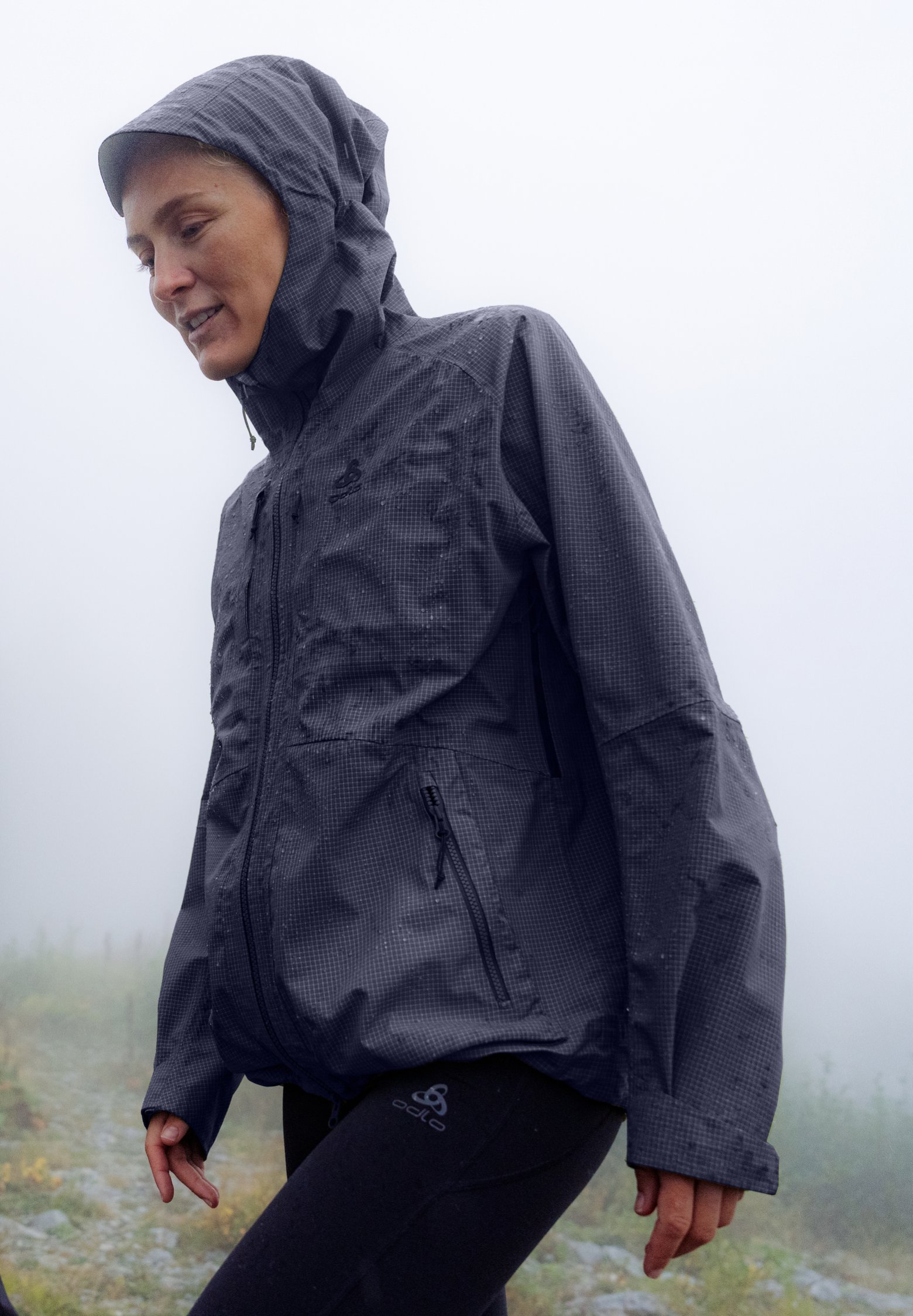 Shoppable Portrait Autumn Hiking Outer Layer desk