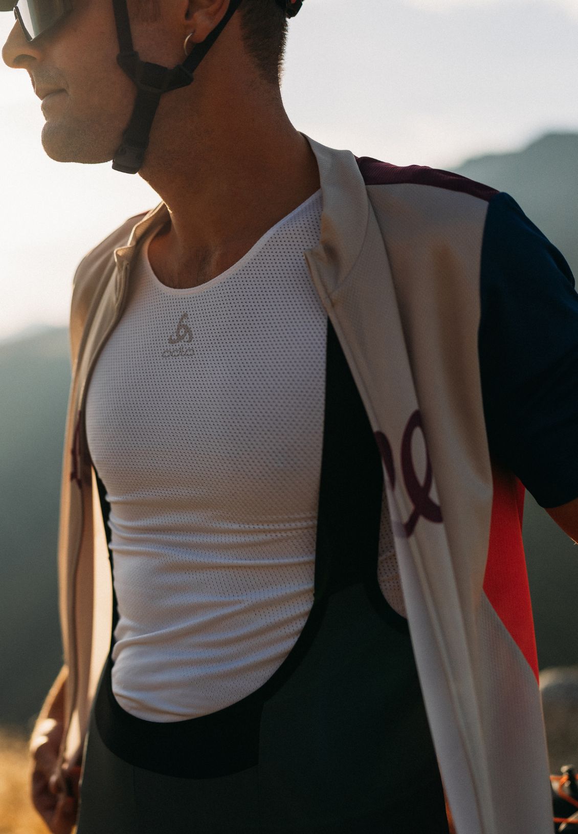 The Zeroweight seamless sleeveless cycling base layer men - D