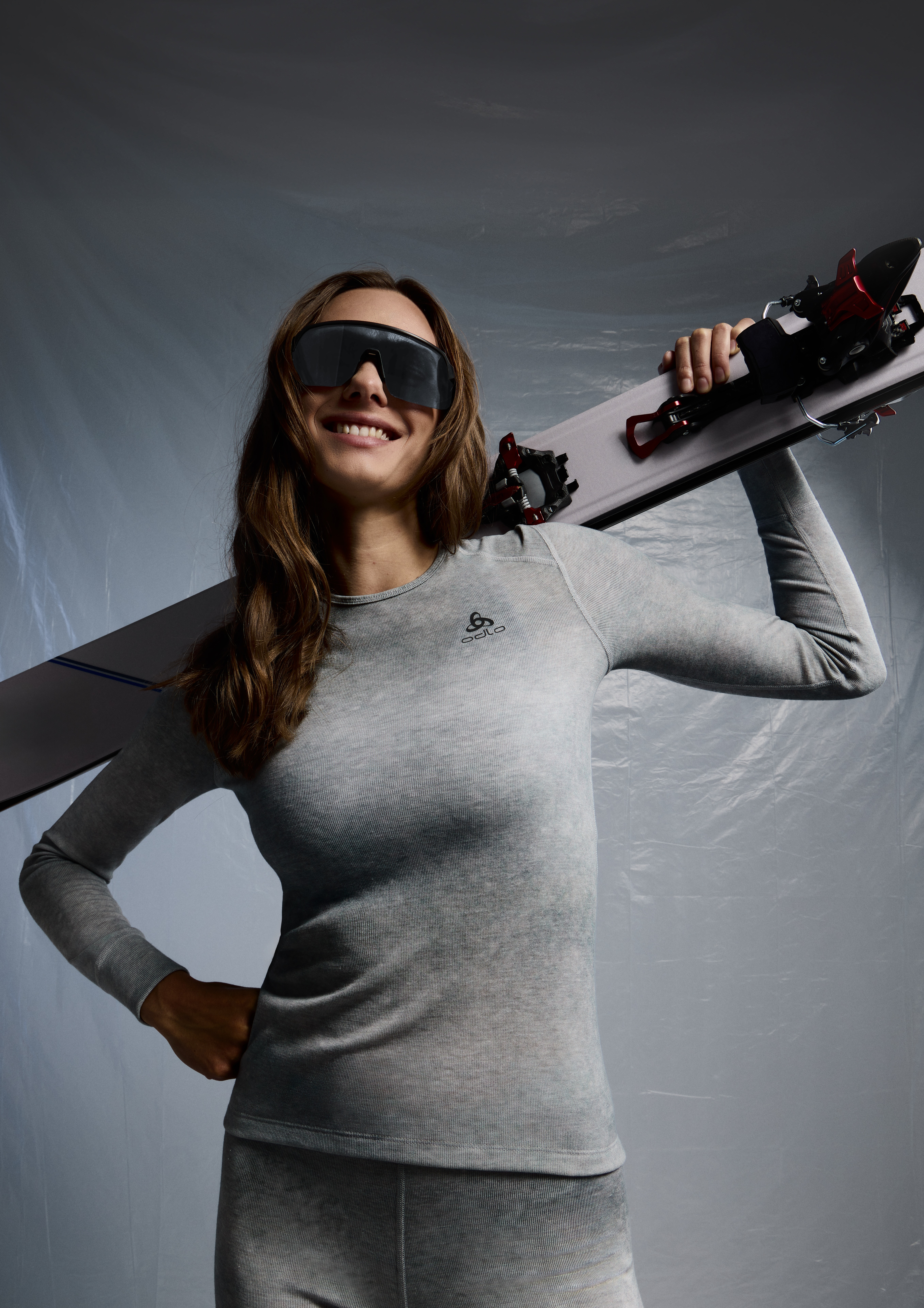 Odlo x POW Collective Voices Active Warm print base layer top - D