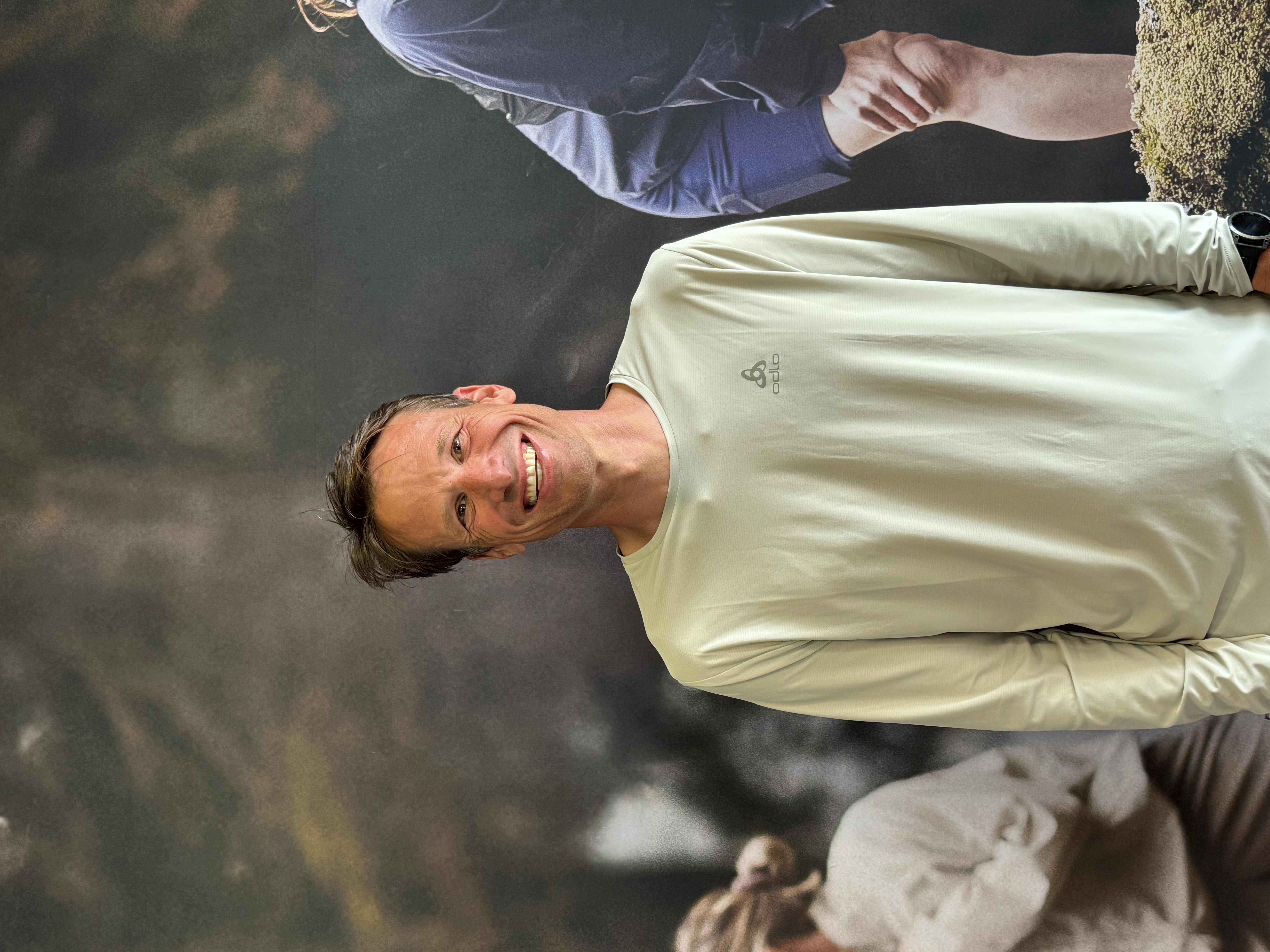 Marcus Mielke portrait with cross country ski