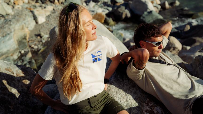 Cotton Blend Odlo Flags T-shirt crew neck D