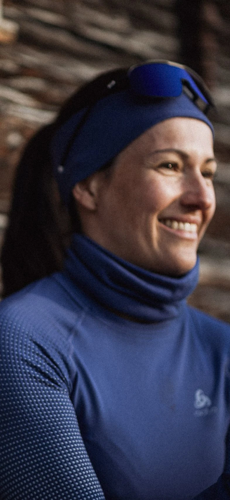 Performance Warm base layer top with facemask-women FW25