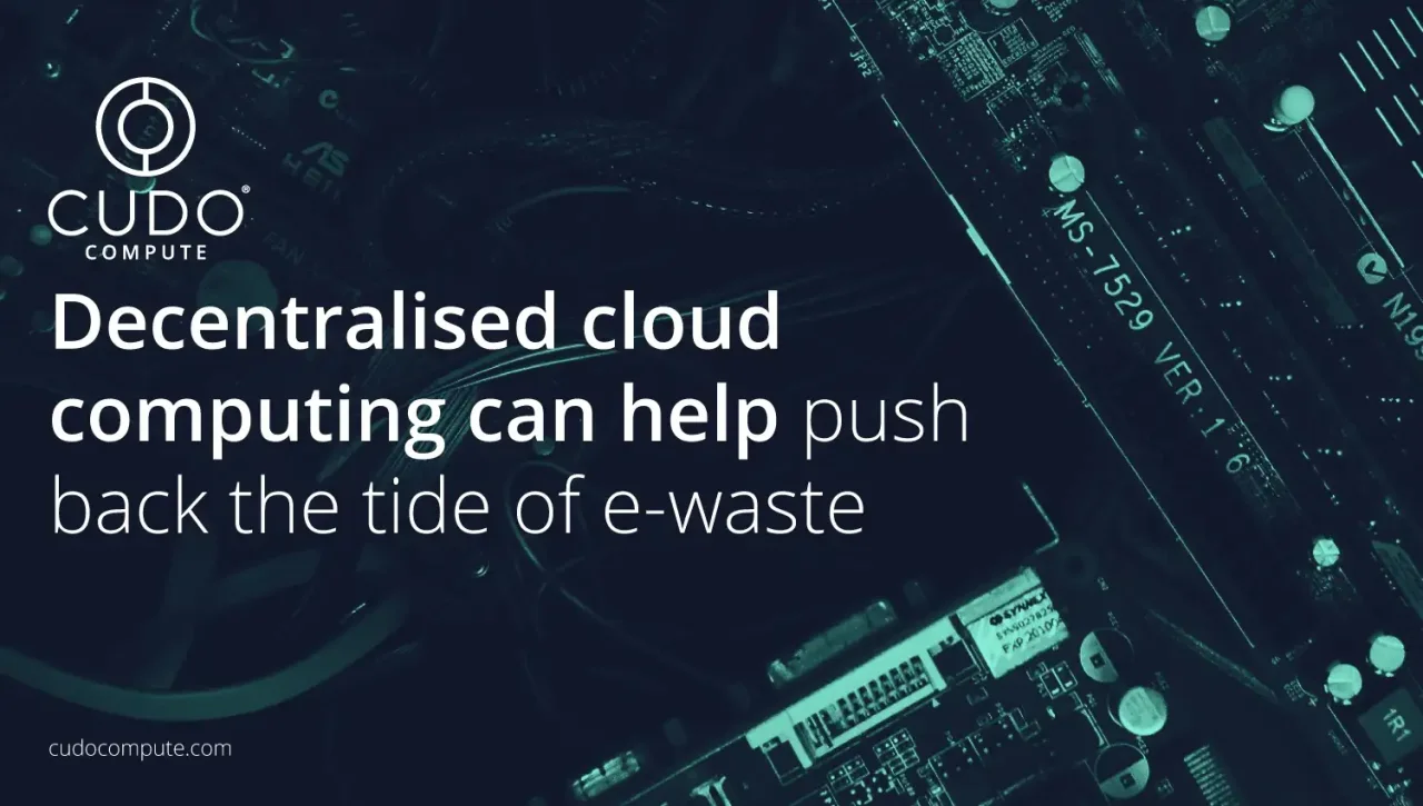 Decentralized cloud computing can help push back the tide of e-waste cover photo