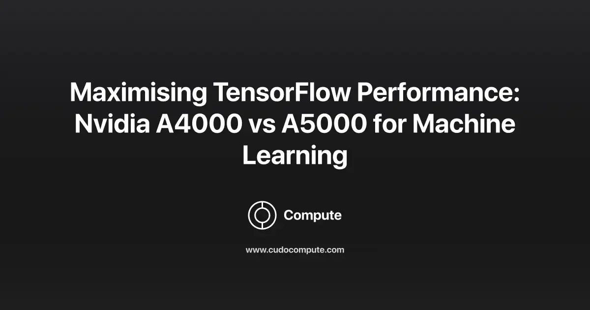 NVIDIA A5000 versus A4000 GPUs: a complete guide cover photo