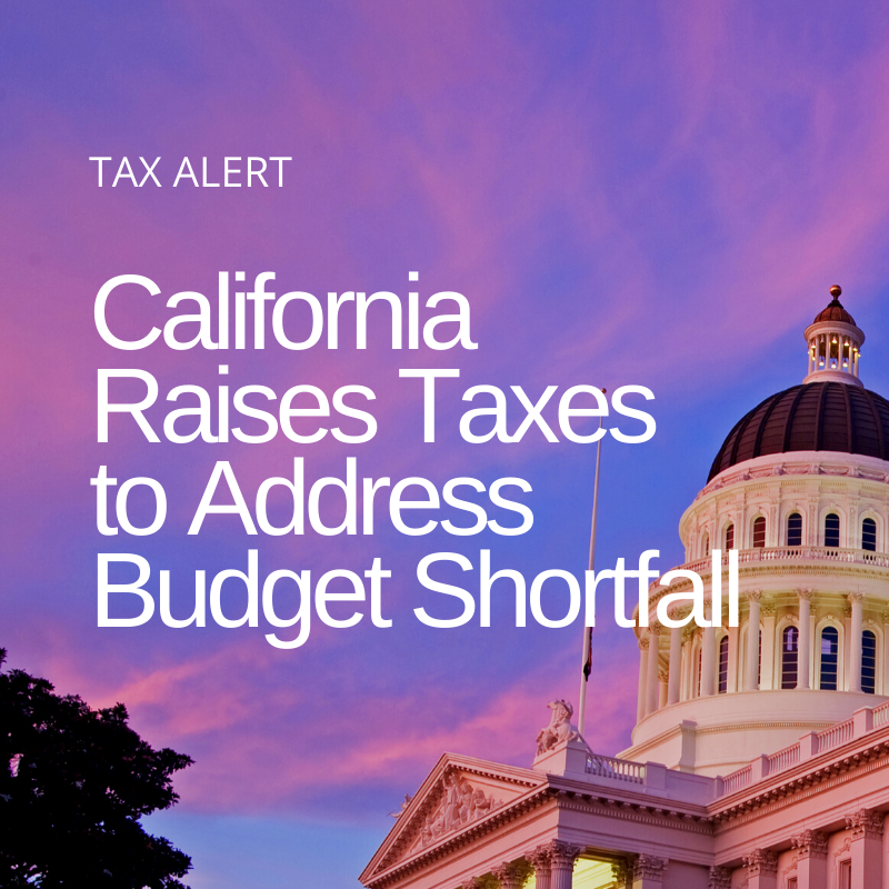 California Raises Taxes to Address Budget Shortfalls MGO