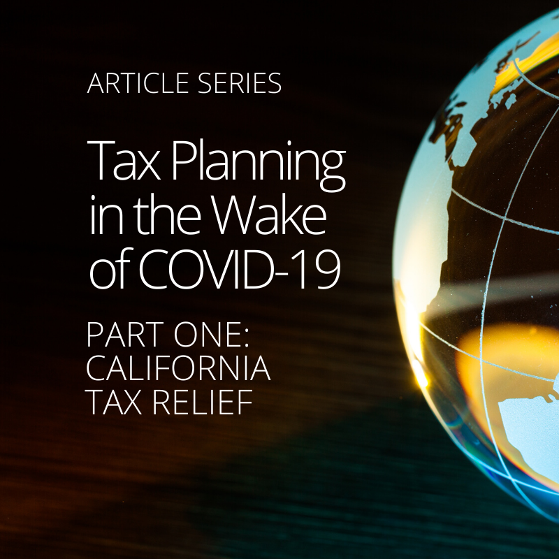 Tax Planning in the Wake of COVID19 MGO