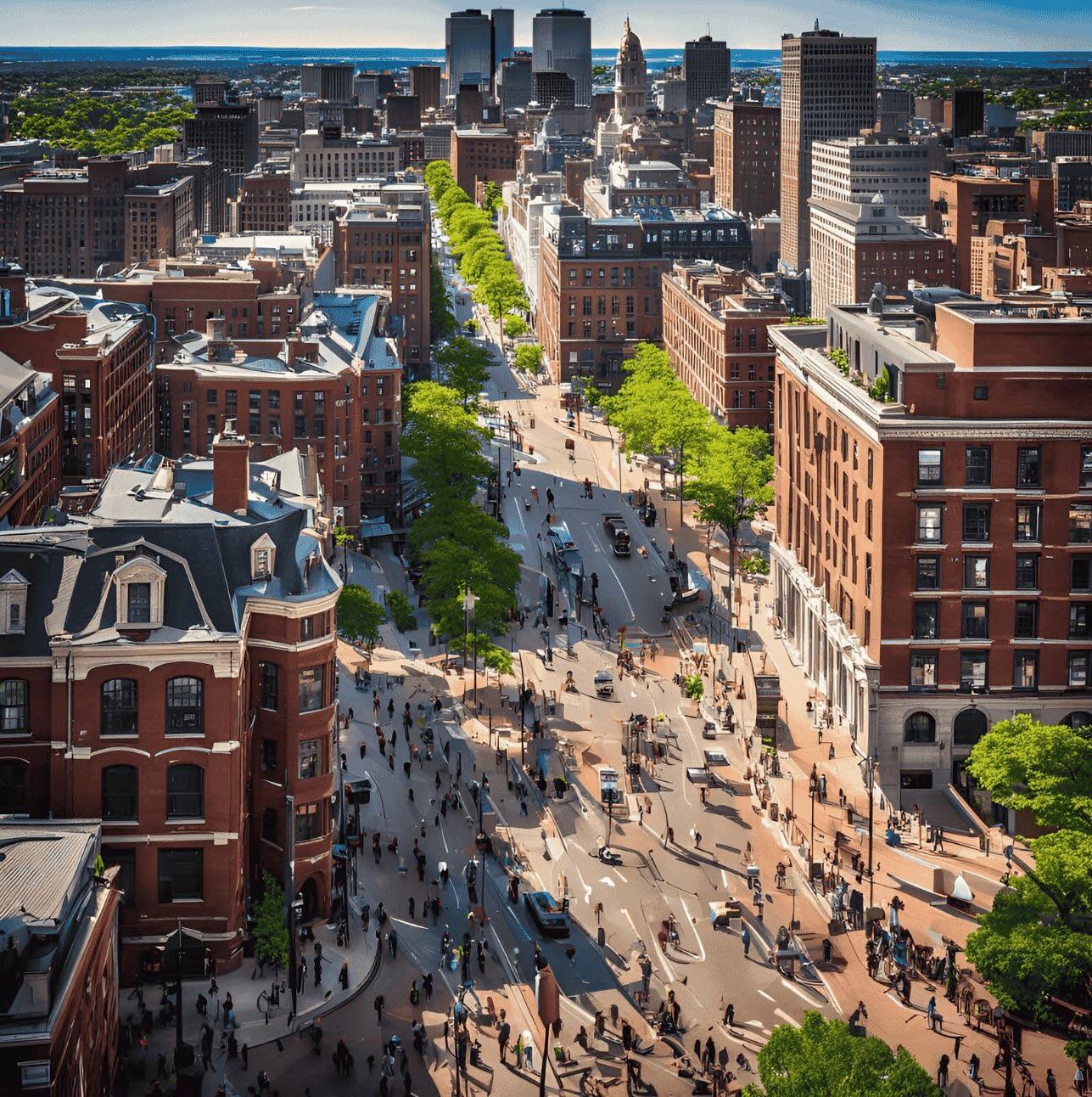 Photo of downtown Boston.