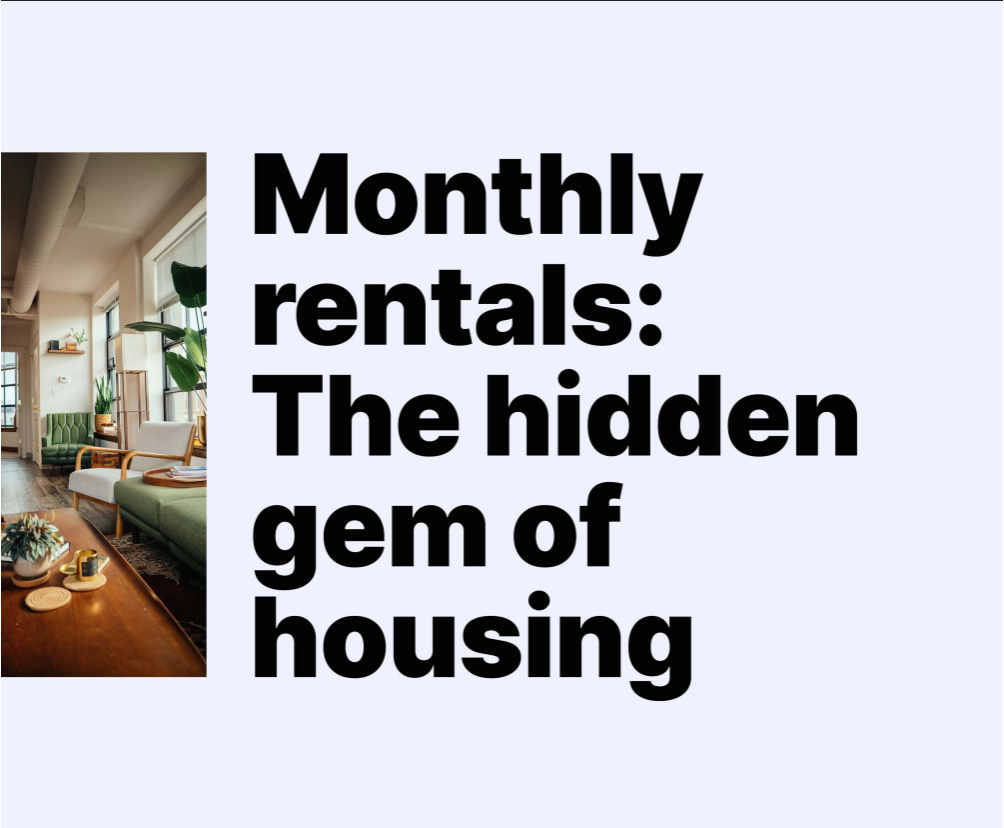 Monthly rental industry report