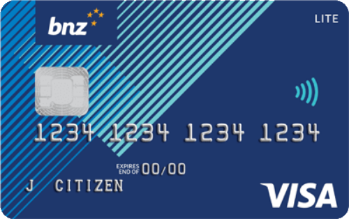 credit card image BNZ Lite