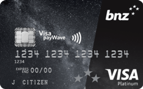 credit card image BNZ Advantage Platinum