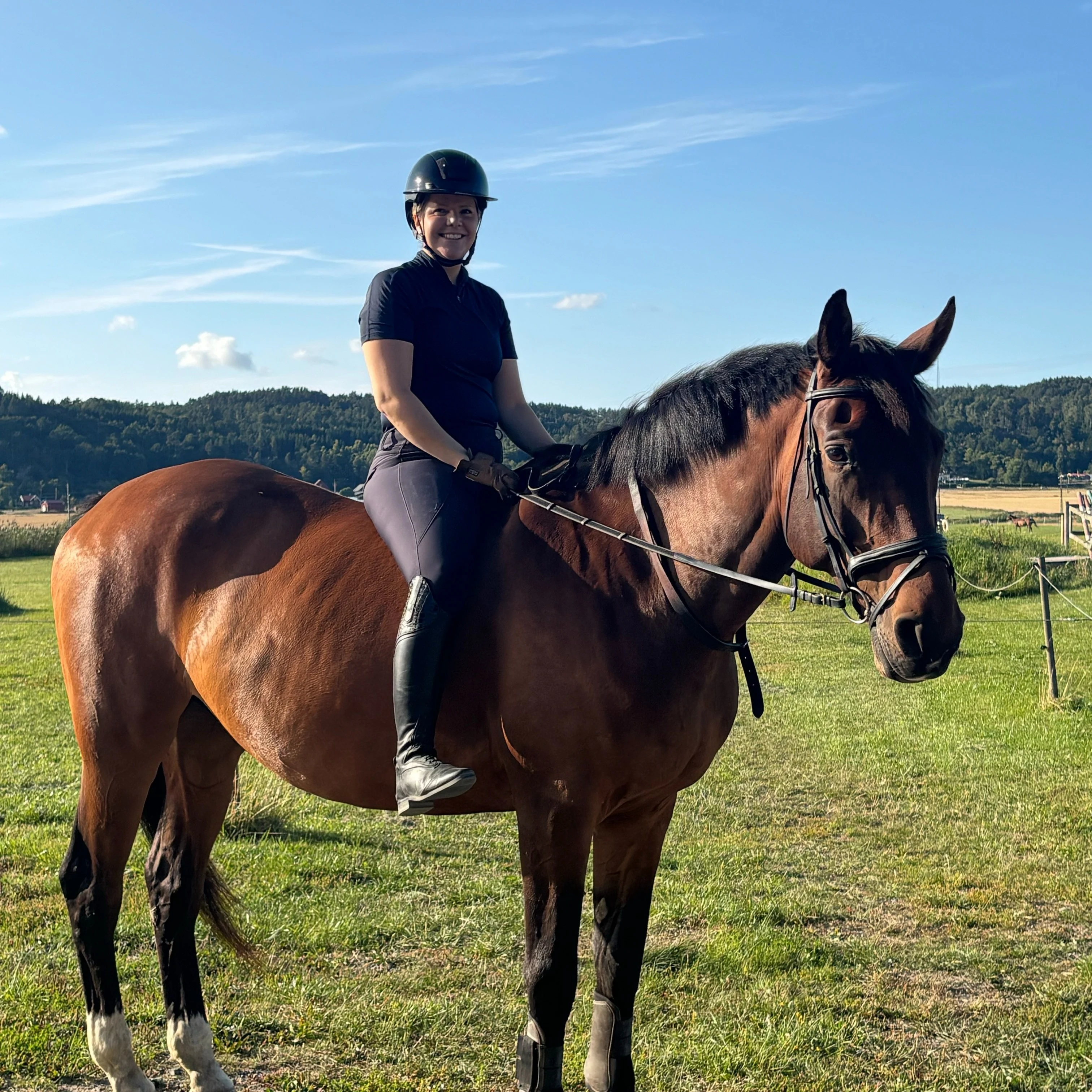 Malin Classon ridning häst
