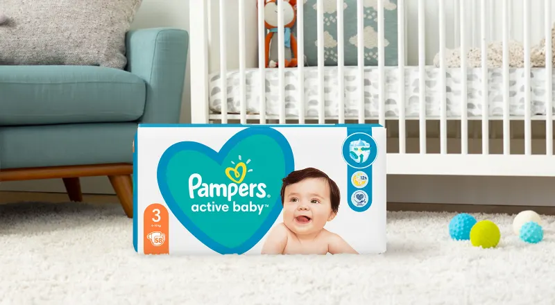 Pelene Pampers® aktivna beba