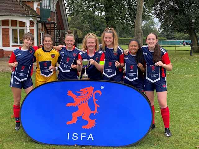 Mount Kelly College -  IFSA Girls with trophy Mount Kelly College -  IFSA Girls with trophy