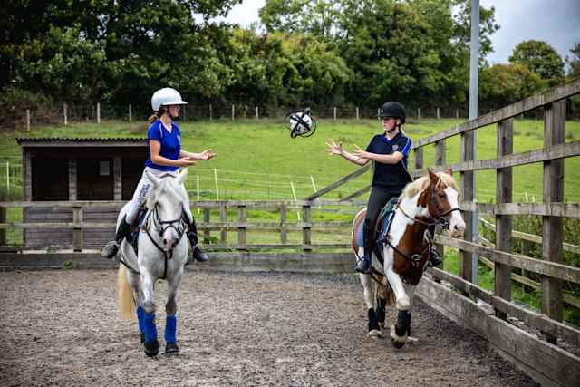 Lancing College - Students doing a riding exercise at the schools Equestrian Centre Lancing College - Students doing a riding exercise at the schools Equestrian Centre