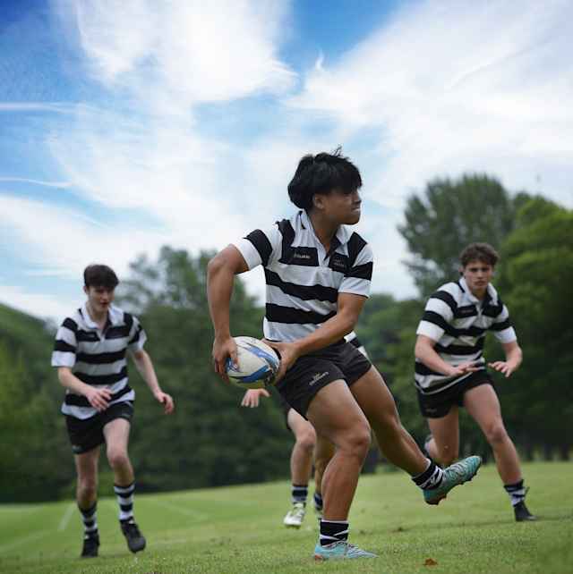 Greshams - Schüler spielen Rugby Greshams - Schüler spielen Rugby