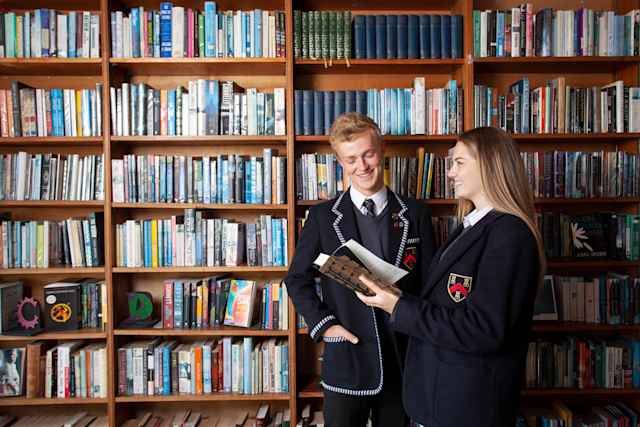 Mount Kelly College - Students in the library Mount Kelly College - Students in the library