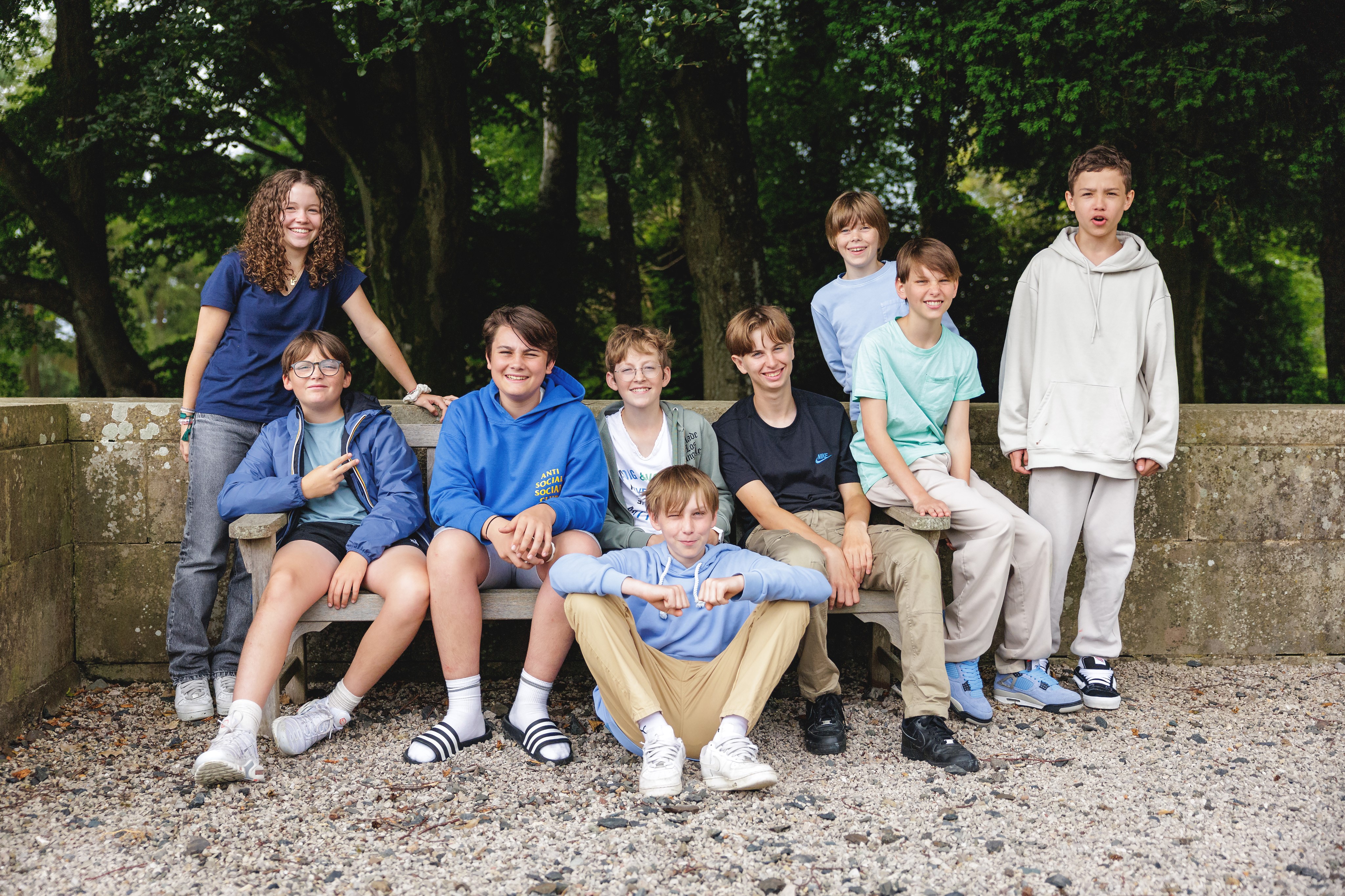 Sedbergh International Summer School - Schülergruppe auf dem Campus