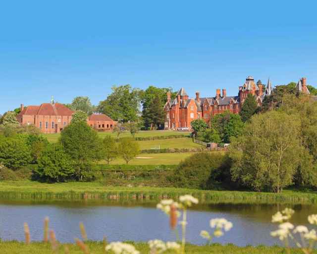 Framlingham College - Campus Blick auf die Schule Framlingham College - Campus Blick auf die Schule