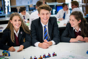 Oakham School - Students in lessons Oakham School is a leading fully co-educational boarding and day school for 10–18 year olds, at the heart of England, offering the IB.