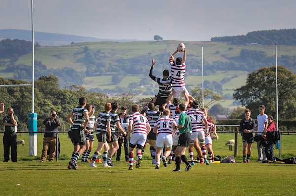 Stonyhurst College - Rugbyspiel Stonyhurst College - Rugbyspiel