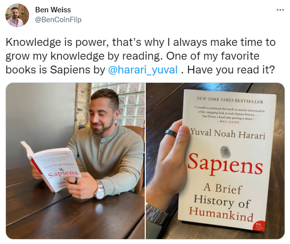 Tweet from Ben Weiss