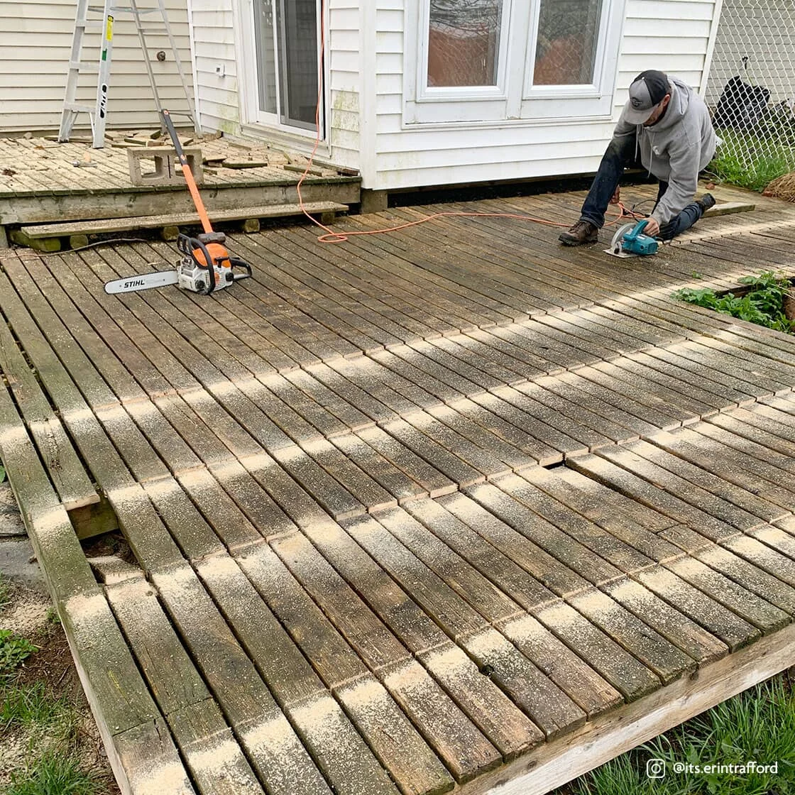 Planning Our New Deck & Tearing Out Our Old One