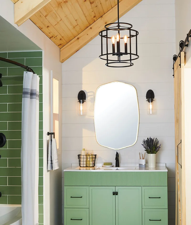 create a cottage style bathroom