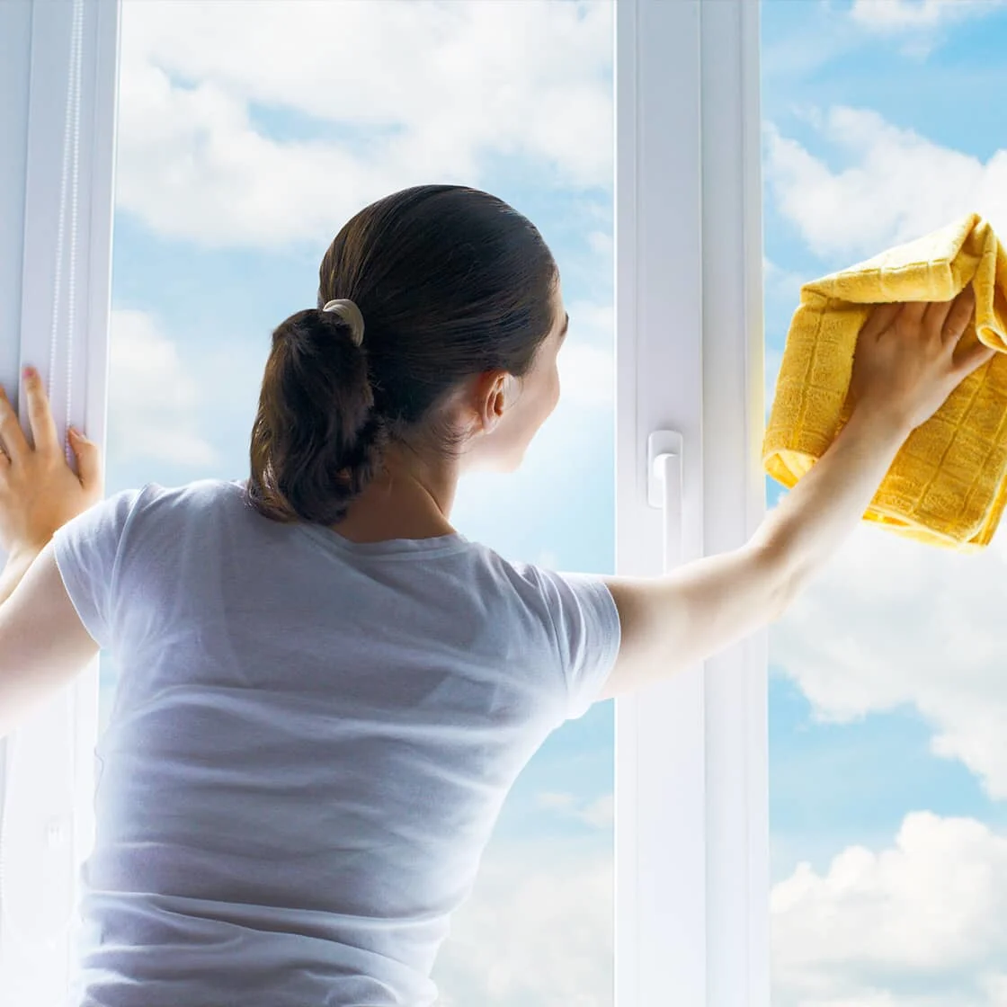 cleaning windows