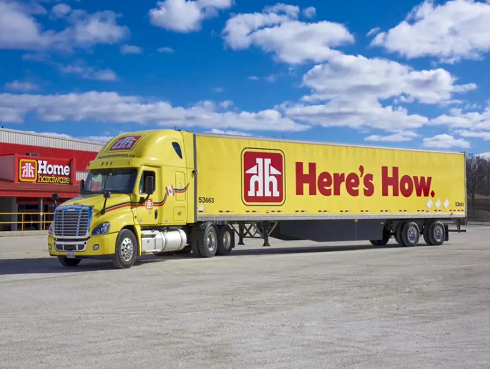 Flotte de camions Home Hardware