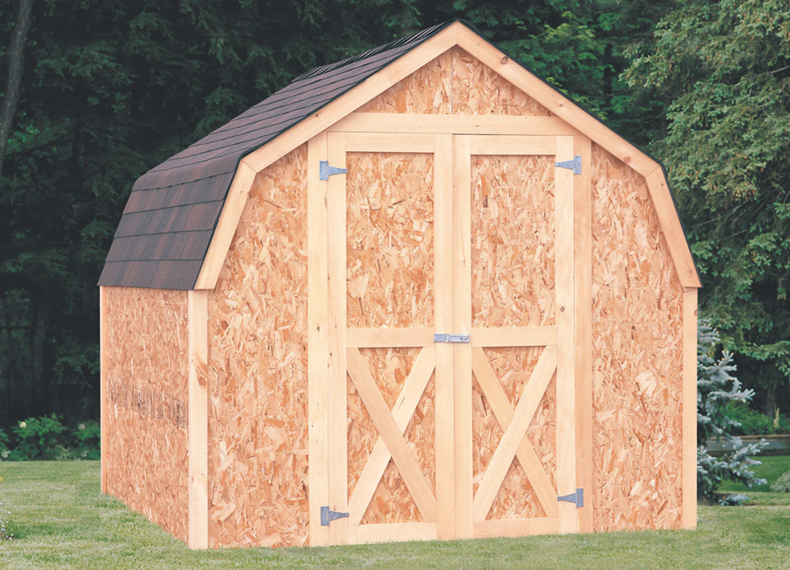 A barnstyle shed