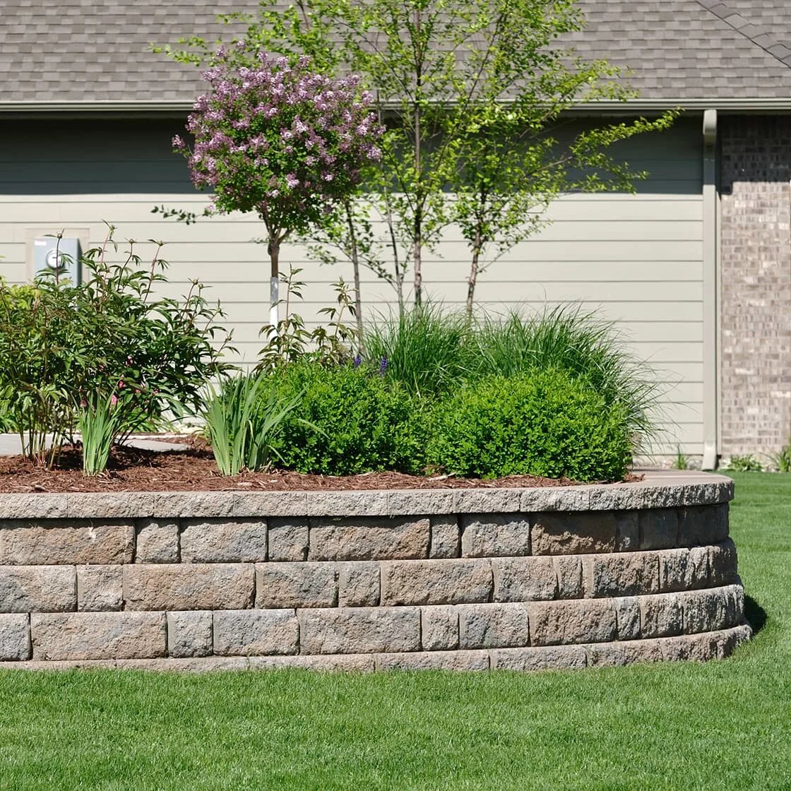 A retaining wall