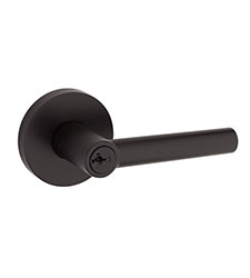 Interior door online handle with lock