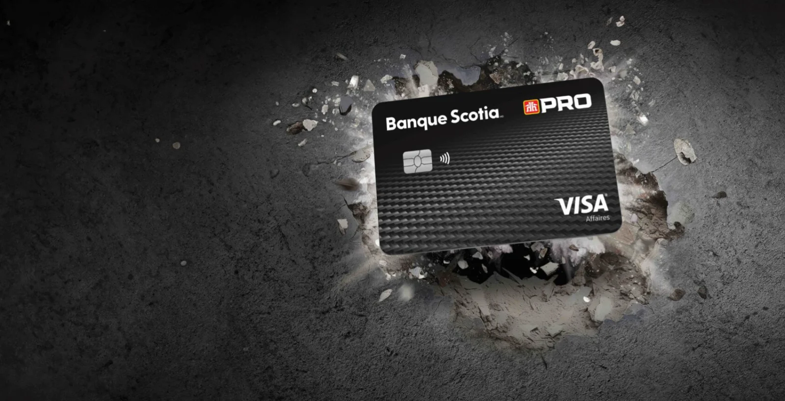 La nouvelle carte de crédit Visa* Affaires Scotia Home Hardware PRO 