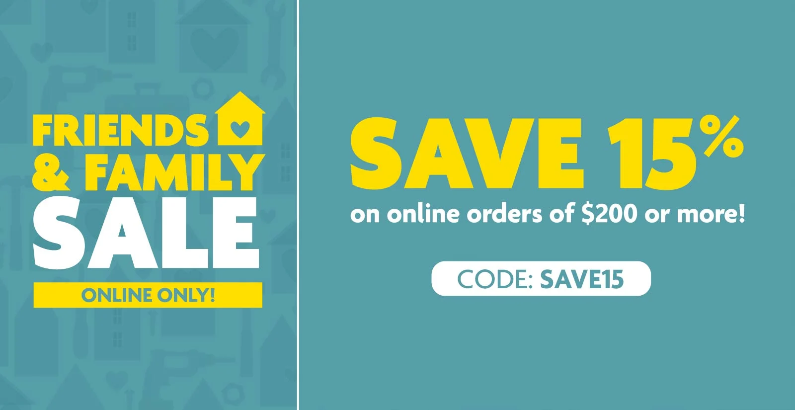 Friends and Family Web Banner 1600x825